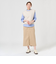 【Pitta Re:)】 鹿の子フレンチ ニットベスト レディース
