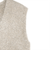 【Pitta Re:)】 ニット シャイニーフェザー Vネックベスト レディース