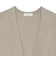 アウター ノーカラー コーディガン レディース