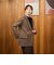 ジャコット テーラード ダブル ジャケット レディース
