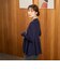 ニット もちもち Vネック ペプラムジレ レディース