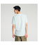 メンズ サマー ストライプ ニット 半袖 Tシャツ