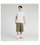 メンズ サマー ストライプ ニット 半袖 Tシャツ