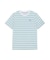 メンズ サマー ストライプ ニット 半袖 Tシャツ