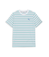 メンズ サマー ストライプ ニット 半袖 Tシャツ