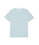 メンズ サマー ストライプ ニット 半袖 Tシャツ