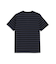 メンズ サマー ストライプ ニット 半袖 Tシャツ