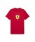 メンズ フェラーリ レース カラード ビッグ シールド 半袖 Tシャツ