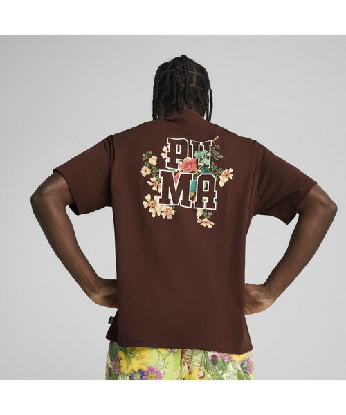 メンズ バスケットボール ダンク イン フローラル 半袖 Tシャツ II