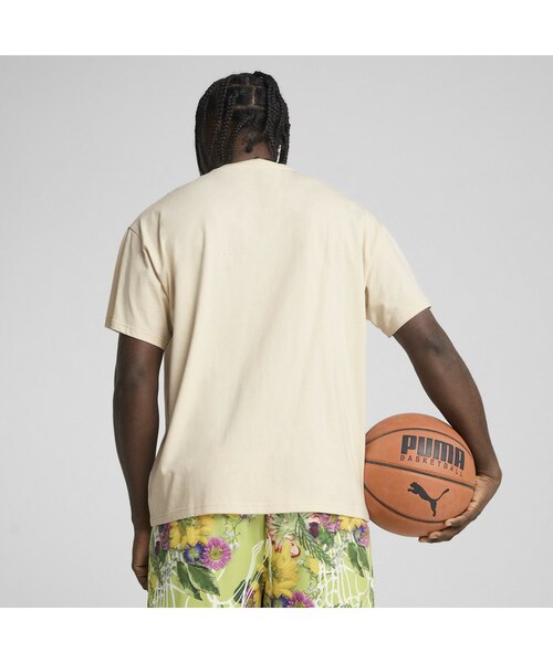 メンズ バスケットボール ダンク イン フローラル 半袖 Tシャツ I