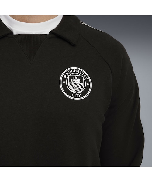 メンズ マンチェスターシティ FC キング ドリル トップ MCFC KING