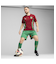 メンズ サッカー モロッコ プレマッチ 半袖 シャツ
