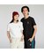 ユニセックス NEKO-san x DYLAN ワンポイント 半袖 スリム Tシャツ NEKO x DYLAN GRAFPHIC SS TEE