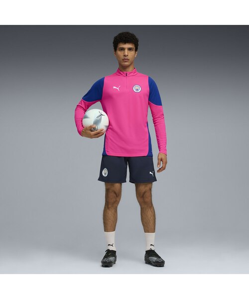 メンズ マンチェスターシティ FC トレーニング クォータージップ