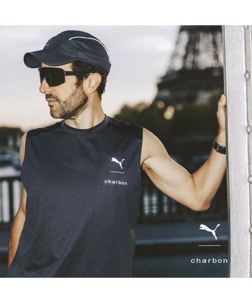 ユニセックス PUMA x charbon 5パネル ランニング キャップ PUMA x