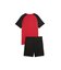 ボーイズ ESS NO. 1 ロゴ ポリ 半袖 Tシャツ & ショーツ 120-160cm ESS Poly Tee and Shorts Set
