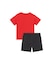 ボーイズ ESS 2 カラー NO. 1 ロゴ 半袖 Tシャツ アンド ショーツ セット 120-160cm ESS Logo Tee and Shorts S