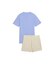 ガールズ ESS NO. 1 ロゴ 半袖 Tシャツ & ショーツ セット 120-160cm ESS Logo Tee and Shorts Set