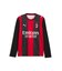 メンズ 2026-27 ACミラン ホーム レプリカ 長袖 ユニフォーム ACM Home Jersey Replica LS