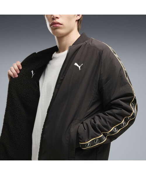 メンズ リバーシブル シェルパ ボンバー ジャケット Reversible Bomber