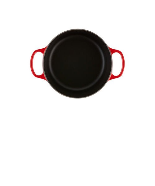 シグニチャー ココット・ロンド20cm （ブラックマットホーロー）｜ル