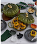 ミニ・ハロウィン　ディッシュ　（４個入り）　パンプキン／キャット