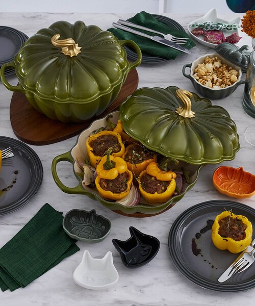 【新品・正規品】ル・クルーゼ　ミニ・ココット・パンプキン　３５０ｍｌマロニエ Amazon｜ル・クルーゼ(Le Creuset) ミニ・ココット・パンプキン