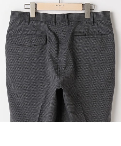 新品　ORIHICA エアーテックスパンセットアップ クロップドパンツ 織柄 新品 ORIHICA エアーテックスパンセットアップ クロップドパンツ 織柄