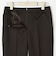 ORIHICA　LUXE ストレートパンツ 茶無地 REDA