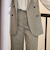 THE THIRD SUITS ワイドパンツ シャークスキン