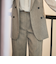 THE THIRD SUITS ワイドパンツ シャークスキン