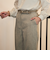 THE THIRD SUITS ワイドパンツ シャークスキン