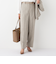 THE THIRD SUITS ワイドパンツ シャークスキン