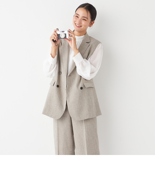 美品 ORIHICA THE 3rd SUITS ベージュ S ダブルブレスト ビヒン オリヒカ THE サード SUITS ベージュ S ダブルブレスト