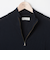 ＜Begin公式WEB10月掲載アイテム＞ビズニット（BIZ KNIT） ハーフジップ モックネック