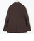 ＜CLASSY.ONLINE10月掲載 山本美月さん着用アイテム＞THE THIRD SUITS ダブルジャケット 無地