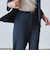 THE THIRD SUITS（BIZSPO）ワイドパンツ