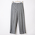 THE THIRD SUITS ワイドパンツ ヘリンボーン