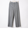 THE THIRD SUITS ワイドパンツ ヘリンボーン