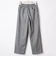THE THIRD SUITS ワイドパンツ ヘリンボーン