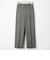 THE THIRD SUITS ワイドパンツ ツイル