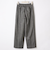 THE THIRD SUITS ワイドパンツ ツイル