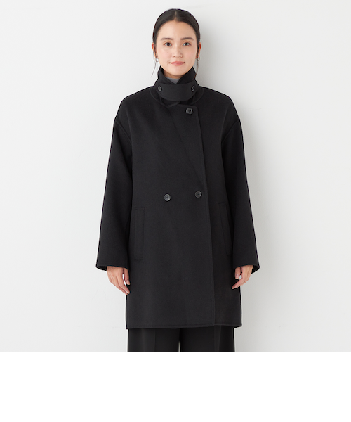 オリヒカ　コート ORIHICA（オリヒカ） メルトン チェスターコート ダブル ボタン留め