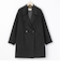 CITY TAILOREDコート タブ付きミドル丈リバーコート