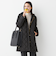 CITY TAILOREDコート フード付きキルティング