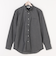 ビジカジシャツ ブラックデニム調ボタンダウン