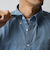 ビジカジシャツ デニム調スナップダウン
