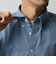 ビジカジシャツ デニム調スナップダウン