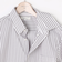 ビジカジシャツ ストライプスナップダウン