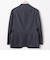 スマート ビズ セットアップ ジャケット ORIHICA LUXE デニム調無地